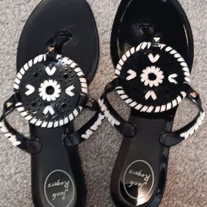 Jack Rogers Georgica Jelly Thong Sandals Size 10
